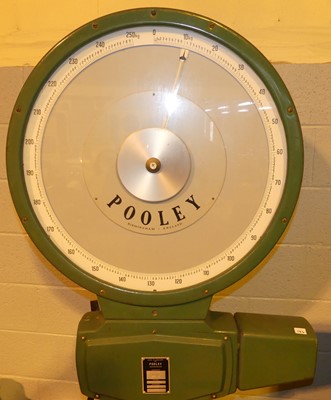 Lot 144 - A Pooley of Birmingham industrial weighing scale