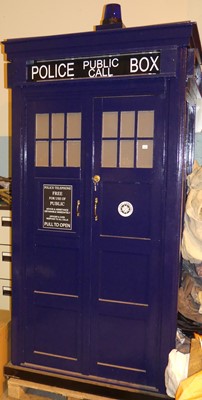 Lot 145 - A full-size replica of Dr Who's Tardis Police...