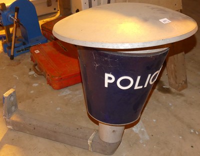 Lot 174 - A wall-mounted Police Station illuminated lamp