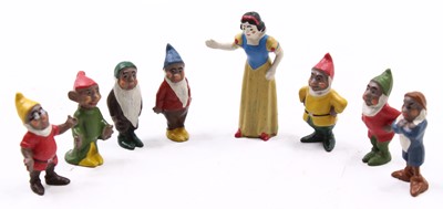 Lot 2186 - Britains 1938 complete set of Snow White and 7...