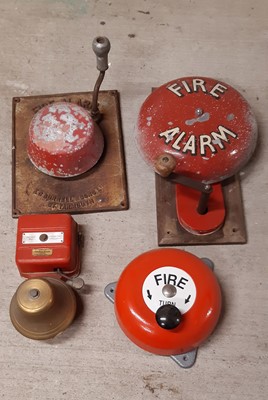 Lot 77 - Four various fire alarm bells