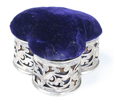 Lot 325 - An Edwardian silver trinket box sleeve, of...