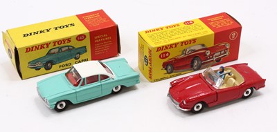 Lot 1395 - Dinky Toys group of 2 to include; No.143 Ford...