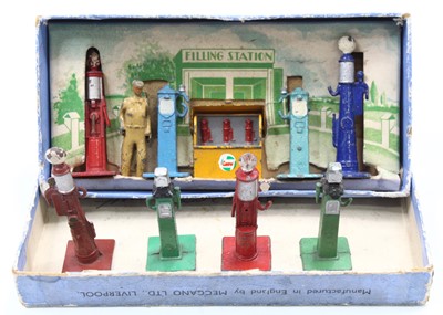 Lot 1282 - Dinky Toys boxed set No.49 Petrol Pumps,...