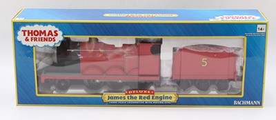 Lot 220 - Bachmann G gauge ‘Thomas’ item No.91403, James...