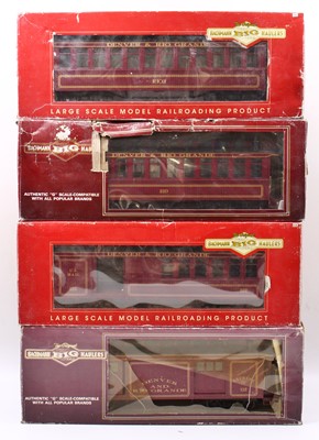 Lot 235 - Four Bachmann Big Haulers G-45 gauge items for...