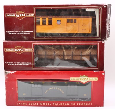 Lot 238 - Three Bachmann Big Haulers G-45 gauge freight...