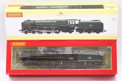 Lot 308 - Hornby R3236 BR (late) 4-6-2 loco & tender...