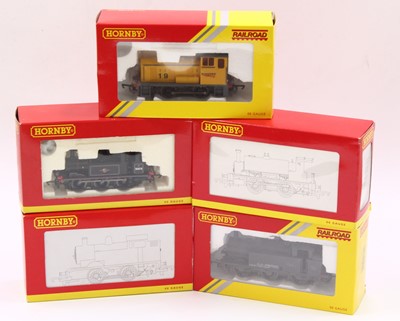 Lot 312 - Five small Hornby locos, all (E-NM) (BE-NM):...