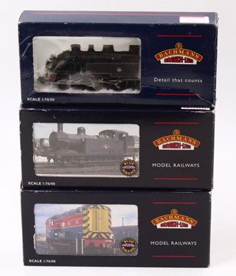 Lot 345 - Three Bachmann Branch-line locos: 32-102W...