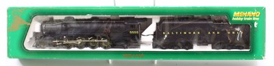 Lot 805 - Mehano T009/29813 B&O 4-8-2 loco & tender...