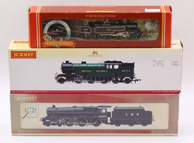 Lot 383 - Three Hornby locos: R2257 ‘Black Five’ LMS 4-6-...