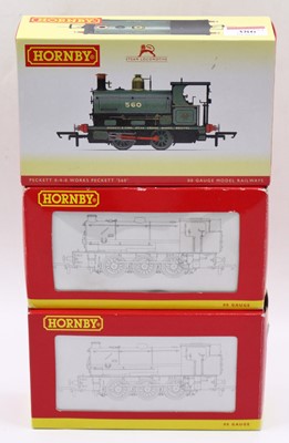 Lot 386 - Three Hornby tank locos: R3615 Peckett W4...