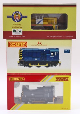 Lot 387 - Three locos: Hornby R2418 BR 0-6-0 class 08...