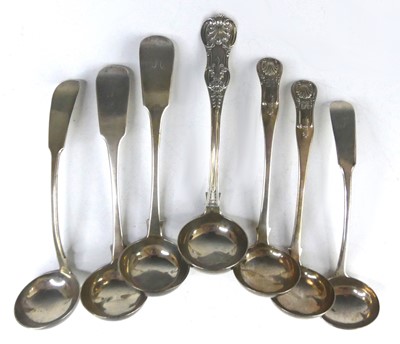 Lot 2182 - A collection of 19th century Scottish silver...