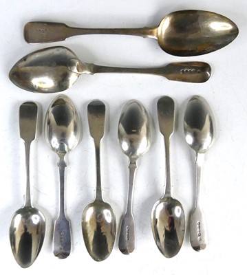 Lot 2137 - A collection of 19th century silver spoons by...