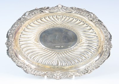 Lot 269 - A late Victorian silver bon bon dish, of oval...