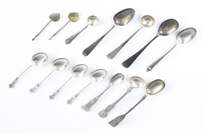 Lot 330 - A Victorian silver mustard / preserve spoon,...