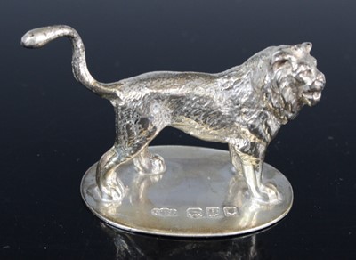 Lot 345 - A George V silver desk ornament,...