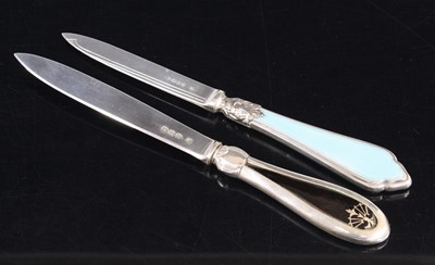 Lot 332 - A Victorian letter opener, having a silver...