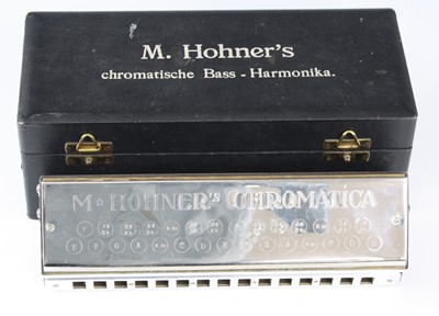 Lot 675 - An M. Hohner's Chromatic Bass harominca, no....