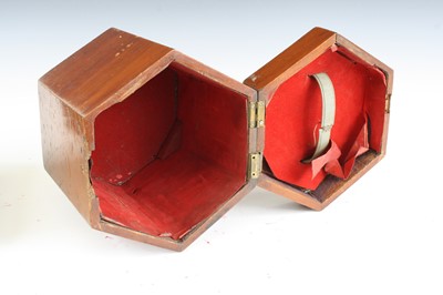 Lot 697 - A 19th century concertina, of typical...