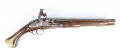 Lot 128 - A George III style Sea Service type flintlock...