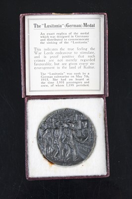 Lot 388 - An R.M.S. The ''Lusitania'' (German) Medal,...