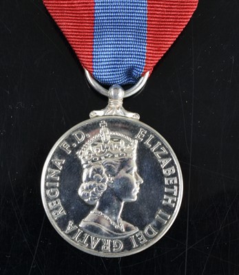 Lot 470 - An Elizabeth II Imperial Service medal, naming...