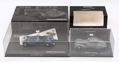 Lot 2134 - A Minichamps 1/43 scale group of two plastic...