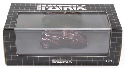 Lot 2132 - A Matrix 1/43 scale model of a limited edition...