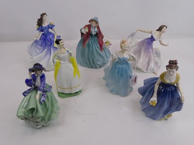 Lot 96 - A collection of seven Royal Doulton figures of...