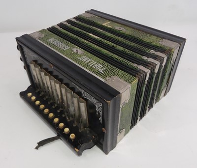 Lot 119 - A vintage Portland accordion, w.31cm