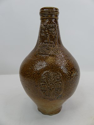 Lot 216 - An 18th century German salt-glazed stoneware...