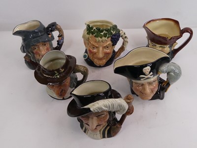 Lot 170 - A collection of six Royal Doulton character...