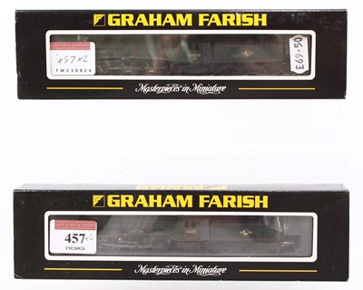 Lot 457 - Two N gauge Graham Farish locos in BR green...