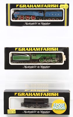 Lot 460 - Three N gauge Graham Farish locomotives: A4...