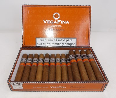 Lot 302 - Sixteen Vegafina Nicaraguan Gran Toro cigars,...