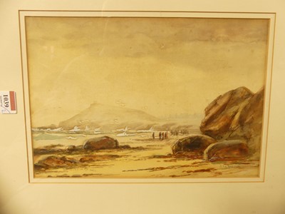 Lot 1039 - J. Le. Breton - St Ives, watercolour, signed...