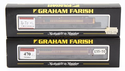 Lot 470 - Two N gauge Graham Farish EWS locomotives:...