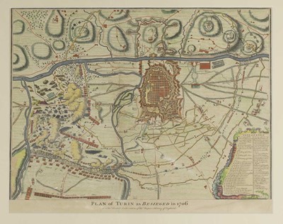 Lot 1062 - RAPIN: PLANS: Plan of Turin as Besieged in...