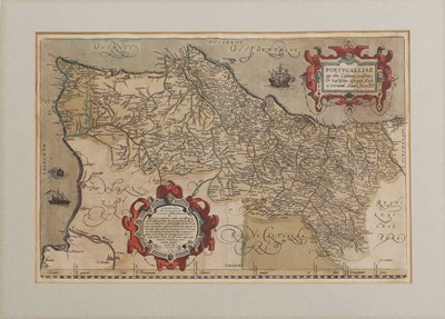 Lot 1066 - 1560, MAP OF PORTUGAL: [ORTELIUS (ABRAHAM)]:...