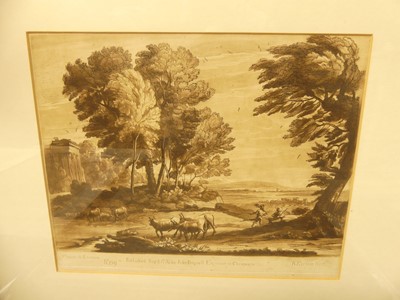 Lot 1074 - After Claude de Lorrain - etching No. 159,...