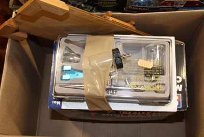 Lot 1636 - A boxed Sealey Mini Airbrush Compressor,...