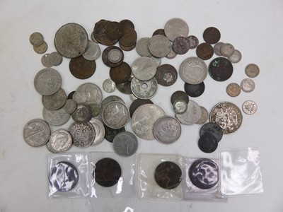 Lot 460 - Mixed British coinage to include 1920s and 30s...