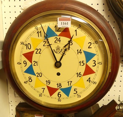 Lot 1161 - A reproduction RAF wall clock, dia.32.5cm