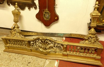 Lot 1164 - A pair of circa 1900 French ornate cast gilt...