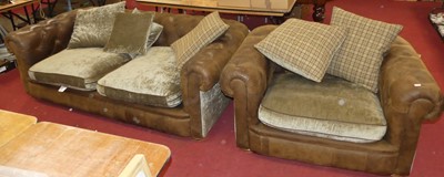 Lot 1181 - A contemporary Alexander & James suede...