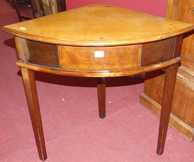 Lot 1183 - A 19th century and later adapted mahogany...