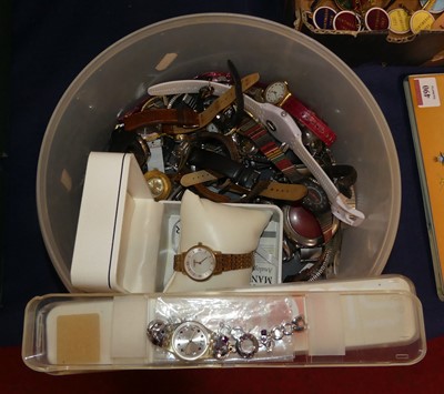 Lot 491 - A collection of various fashion watches, to...